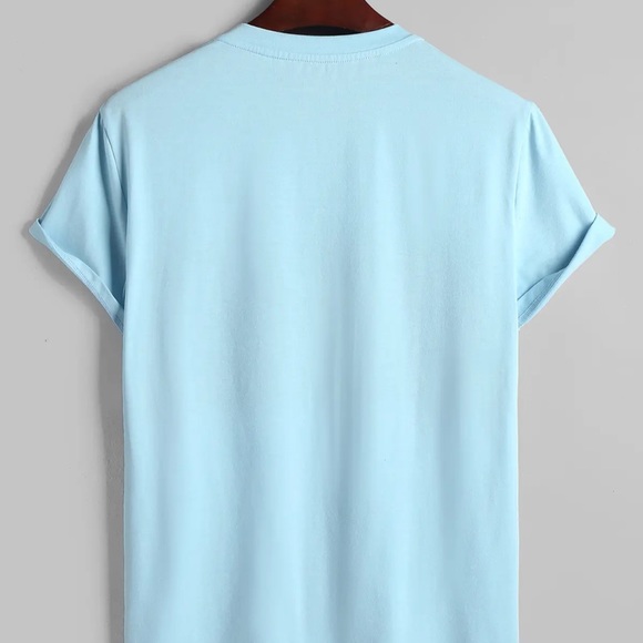 SHEIN Men’s Future Color Block T-Shirt - Picture 2 of 5